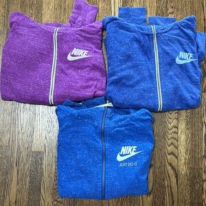 Nike Zip Hoodies (3x)